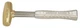 American Hammer AM2BRAG Sledge Hammer 2 lb. 12" Brass/Aluminum 2.5" Height