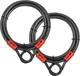 BV Heavy-Duty 15FT Security Cable with Loops-10Mm (3/8 Inch) Cut-Resistant