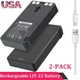 2X LIT-22 Battery Compatible for SPYPOINT Flex-M Flex-Plus Flex-S Trail Camera