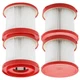 4PCS Wet Dry Vacuum HEPA Filter 49-90-1900 for Milwaukee 0880-20 0960‑20 0780‑20