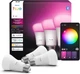 Philips Hue Smart LED Bulbs 3-Pack, Color & White Ambiance, E26 Base
