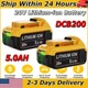 1-4PACK For DeWalt 20V 20 Volt Max 5.0AH Li-Ion Battery DCB206-2 DCB205-2 DCB200