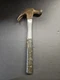 SEARS CRAFTSMAN Vintage #3836-16oz Curved Claw Hammer Chrome Handle Patinad GUC