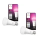Smart LED Bulb A21 E26 13.5W White Color Ambiance 1600LM 2pk Philips Hue Base