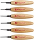 Flexcut Mixed Profile Wood Carbon Steel 6pc Carving Knives Micro Tool Set MT910