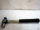 VAUGHAN Ball Pein Hammer, 16 oz, Fiberglass handle, American high carbon steel
