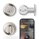 Smart Lock Level Pro Matter Thread Satin Nickel Apple Home Key World Smallest