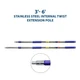 Premier Paint Roller 3-6ft Soft Foam Stainless Steel Extension Pole