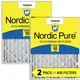 Nordic Pure 20x24x4 (3 5/8) Pleated MERV 10 Air Filters 2 Pack