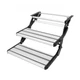 NEW VEVOR RV Steps,2-Step,Manual Retractable RV Stairs,Foldable,440 LBS Load Cap