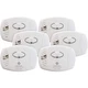 First Alert CO400 Carbon Monoxide Detector 6-Pack Battery Operated White