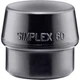 Halder 3202060 SIMPLEX 3202.060 Medium-Hard Replacement Head 205g 1pc