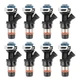 8PCS Fuel Injectors 17113553 Fit Chevy Silverado 1999-2007 4.8L 5.3L 6.0L