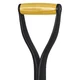 Link Handles 64084 Tubular Handle, Steel, D-Grip