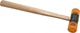 Stanley 57-594 8 oz Dead Blow Hammer, Plastic Head, Hickory Handle, 1.38" Face