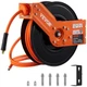 VEVOR Retractable Air Hose Reel,3/8 IN x 50 FT Hybrid Air Hose Max 300PSI,Air Co