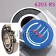 6203 2RS Si3N4 Hybrid Ceramic Ball Bearing Rubber Sealed 17 x 40 x 12 mm Hub