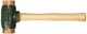 Garland Mfg 31004 Split Head Hammers, 2" Diameter, 14" Handle, Rawhide