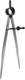ZLKSKER 8 Inch Adjustable Lockable Steel Wing Divider, 8 inches, Silver 