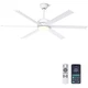 Ohniyou 60" Industrial Ceiling Fan with Lights - Remote & APP Control, Dimmab...