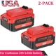 2Pack 20V 6.0Ah CMCB206 Replacement Battery for Craftsman CMCB205 CMCB204 CMCB21