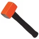 Westward 24Z026 Sledge Hammer, 2-1/2 Lb., 12, Rubber/Steel