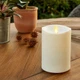 Luminara Realistic Artificial Moving Flame Outdoor Pillar Candle - Moving Fla...