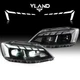 Fits 2011-2018 Volkswagen Jetta Black LED Projector Headlights W/DRL Animation*2