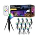 Enbrighten Vibe Eternity Garden Lights, 50ft, 12 RGBWIC LEDs, Waterproof, Upl...