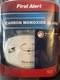 First Alert CO400 Carbon Monoxide Gas Detector Alarm White C0400 9V Battery New