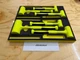Snap-on Tools NEW HI-VIZ 6pc Soft Grip DeadBlow Soft Face Hammer Master Foam Set