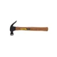 Stanley 16 oz Smooth Face Nailing Curved Claw Hammer 5.25" Wood Handle