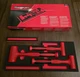 Snap-on Tools 3-pc Soft Face Dead Blow Hammer Foam Set Red Pro-Fi Foam USA