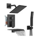 Midanya Shower System with Tub Spout,Bathtub Shower Faucet Set with Square Ra...