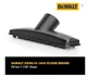 NEW GENUINE DEWALT DXVA19-1900 Floor Brush Fit for 1-7/8" Wet Dry Vacuum Hose