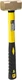 Stark USA 2-Pounds Sledge Hammer 2lbs Brass Head Fiber 1 Pack, Yellow/Black 