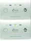 2 Packs Kidde Carbon Monoxide Detector with 10-Year Battery, Digital , White