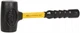 NUPLA 3 Lb Head 2-3/8" Face Nonmarring Hammer 12" OAL, Fiberglass Handle