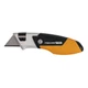 Folding Utility Knife CarbonMax Blade Safe Lock Pocket Clip Fiskars Pro Compact