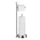 KASUNTO Toilet Paper Holder for Bathroom, Heavy Weighted C- Brushed Nickel 