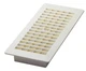 Home Renovation Floor Register - Decor Grates 4x10 Inch Alum Almond