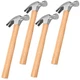FUNSUEI 4 PCS 16 OZ Claw Hammer, Straight Claw Hammer, Carbon Steel Rip Claw Ham