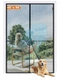 MAGZO Magnetic Screen Door Fit Door Size 48 x 96 Inch, Screen Size 50" x 97"
