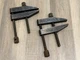 2 Vintage L.S. Starrett 161-D Parallel Clamps *MADE IN USA*