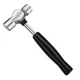 Artesia Tool 6 Inch Mini Ball Peen Hammer| 4 Oz | Rubberized Silver, Black 