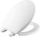 Bemis 730SLEC 000 Round Toilet Seat Slow Close Closed Front Plastic White