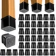 BUMACO Chair Leg Floor Protectors Square Chair Leg Protectors for Hardwood Fl...