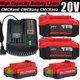 For Craftsman V20 20 Volt MAX Li-ion Battery / Charger CMCB204 CMCB202-2 CMCB205
