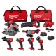 3697-27Milwaukee Tool M18 FUEL 7-Tool Combo Kit 