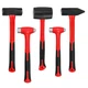 C&T 5-Piece Hammer Set, 16oz Ball Peen | 32oz | Red 